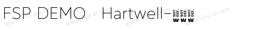 FSP DEMO   Hartwell字体转换